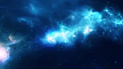 Galaxy Space Nebula Star Motion Background Stock Footage 164575579