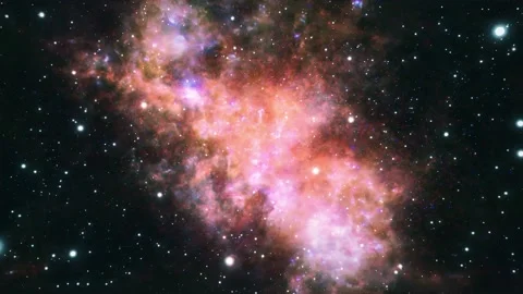 Galaxy Space Nebula Star Motion Background Stock Footage 165219102