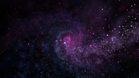 Galaxy Space Particle Stock Footage 156646696