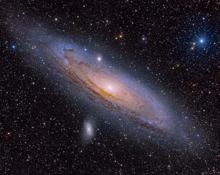 Galaxy in space Stock Photos