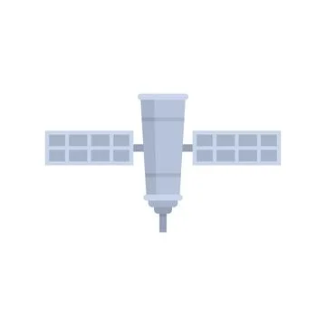Galaxy space ship icon flat vector. Rocket spaceship Stock Illustration