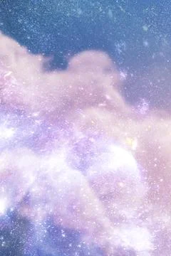 Galaxy in space textured backdrop Stock Photos