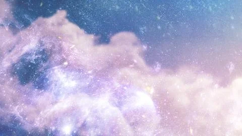 Galaxy in space textured background Stock Photos