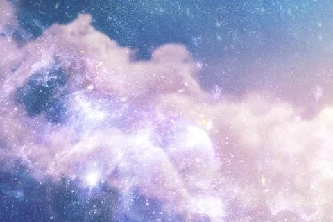 Galaxy in space textured background Stock Photos