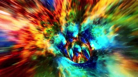 Galaxy Space Wormhole Motion  Background Stock Footage 165219307