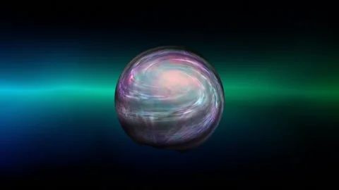 Galaxy spherize loop animation Stock Footage 219819282
