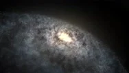 Galaxy Spin With Zoom Out Stock Footage