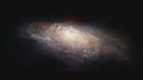 Galaxy spinning  Stock-Footage 58634082