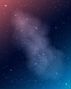 Galaxy with star. Abstract background. Stock Illustration