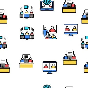 Galaxy System Space Vector Seamless Pattern 스톡 일러스트
