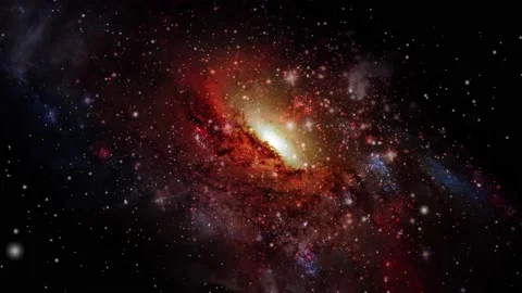 A galaxy in the universe that is moving closer. Stock Footage 146660320