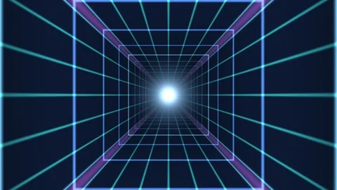 Galaxy warp tunnel motion background creates a seamless Stock Footage 342449999
