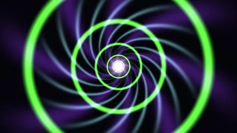 Galaxy warp tunnel motion background for seamless looping Video stock 342465311