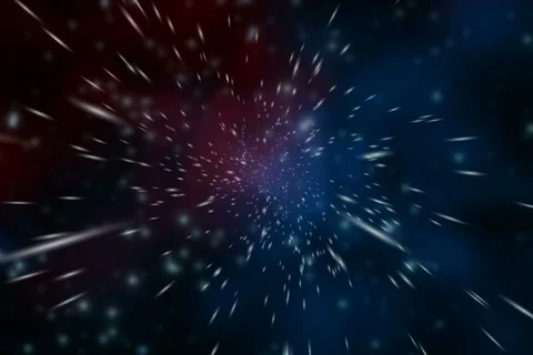 Galaxy zoom through space NTSC Stock Footage 6413865