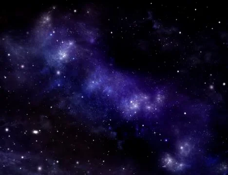 Galaxy,abstract blue background Stock Illustration