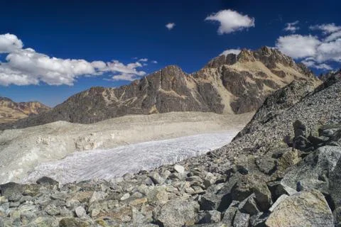 Galcier in Andes Stock Photos