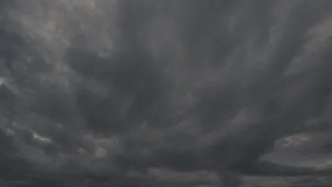 Gale on the low sky bears clouds. Stock Footage 143292849
