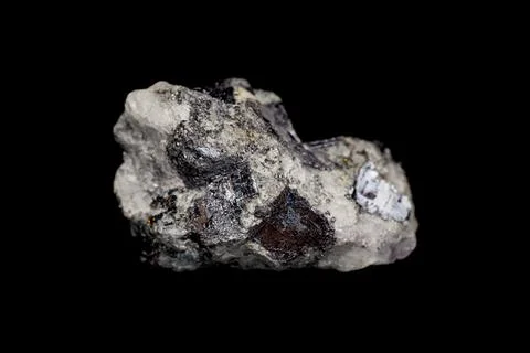 Galena on dark background Photos