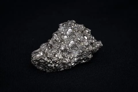 Galenit gemstone gem jewel mineral precious stone sparkling silver Stock Photos