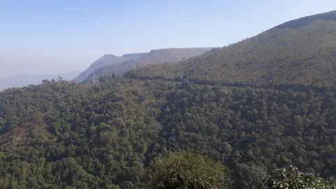 Galikonda view point, second highest peak in the eastren ghats Stock Photos
