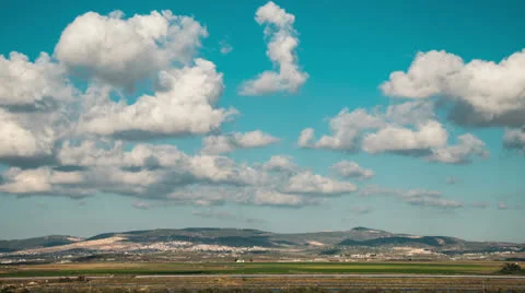 Galilee mountains time lapse Vídeo Stock 24791123