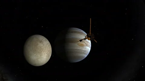 Galileo AtJupiter UHD Stock Footage 63302602
