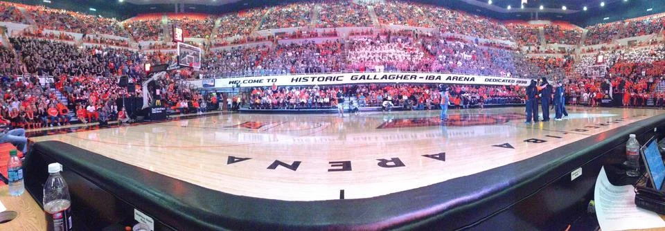 Gallagher-Iba Arena College Basketball Stock Photos