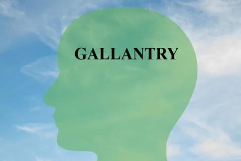 Gallantry mentality concept Stockillustratie
