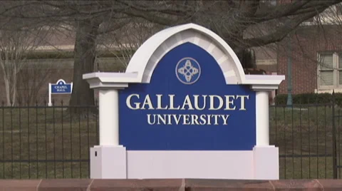 Gallaudet University Video stock 1105424