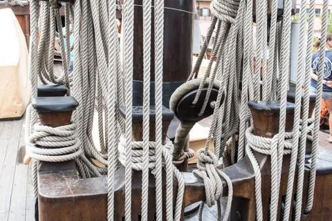 Galleon Rigging Stock Photos