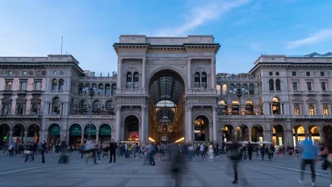 Galleria Milan Stock Footage 80421443