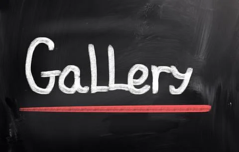 Gallery concept Stock Illustration