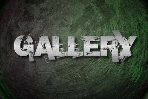 Gallery concept Stock Illustration