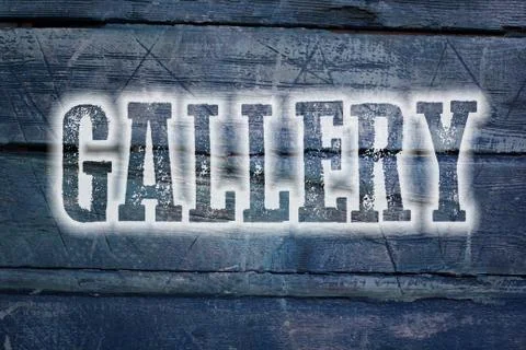 Gallery concept Stock Illustration