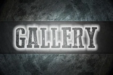 Gallery concept Stock Illustration