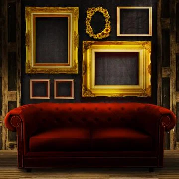 Gallery display Stock Illustration