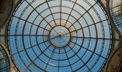 Gallery glass dome Stock Photos