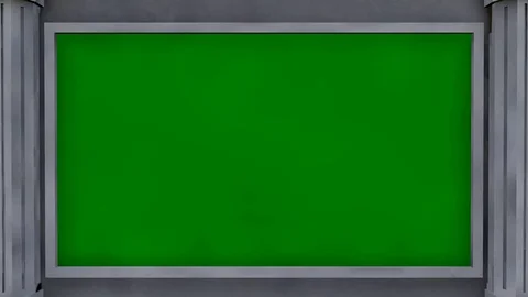 Gallery with green screen and alpha channel 動画素材 79790340