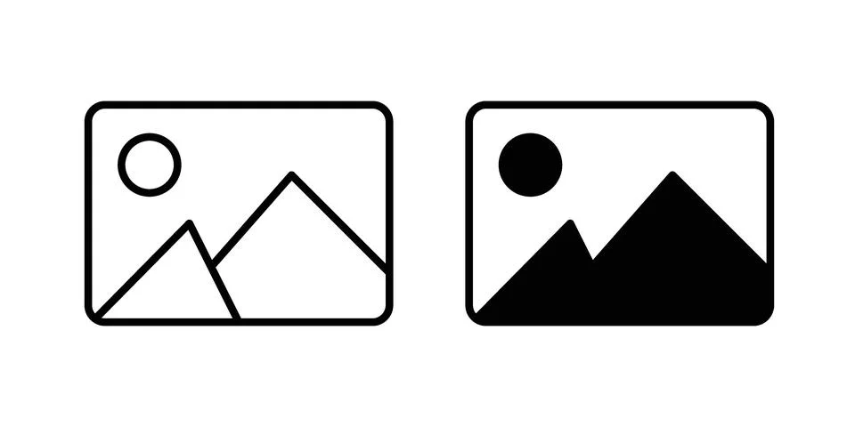 Gallery icon graphic element. web icon set Stock Illustration