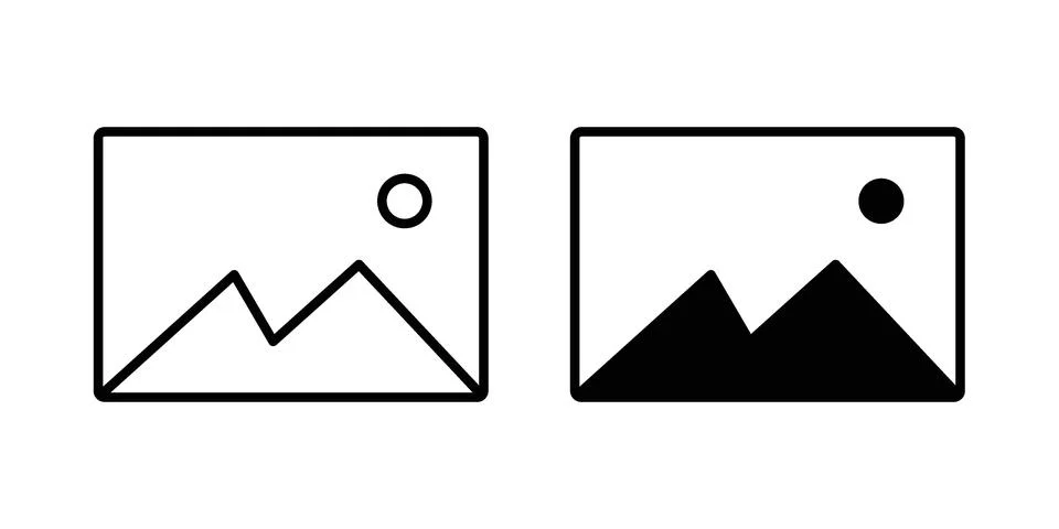 Gallery icon graphic element. web icon set 스톡 일러스트