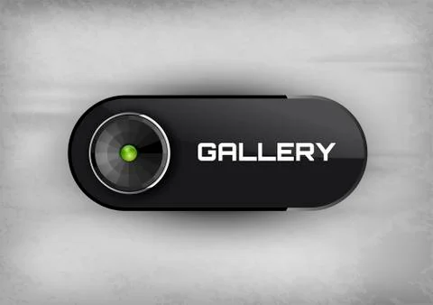 Gallery Icon Illustrazione stock