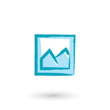 Gallery Icon Illustrazione stock