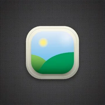 Gallery Icon Illustrazione stock