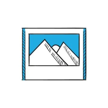 Gallery Icon Illustrazione stock