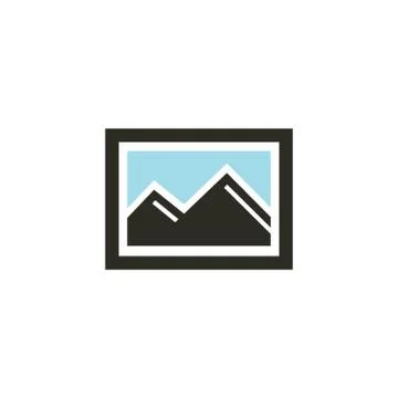 Gallery Icon Illustrazione stock