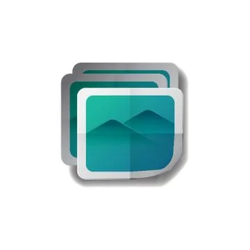 Gallery Icon Illustrazione stock