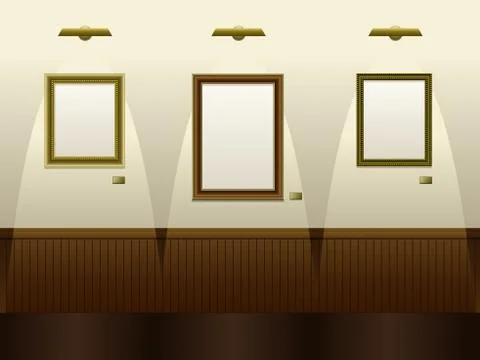 Gallery Stock Illustration