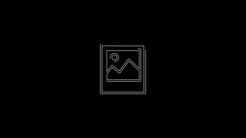 Gallery image, upload icon animation. Motion graphic design. 4k video Stock Footage 306557928