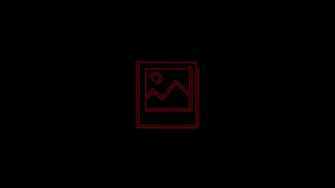 Gallery image, upload icon animation. Motion graphic design. 4k video Stock Footage 306557929