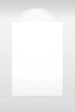 Gallery interior with empty frames lit up イラスト素材